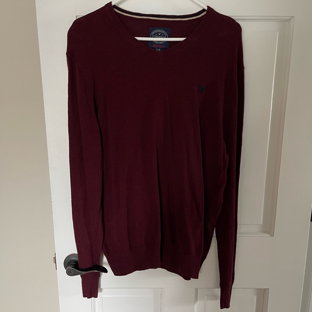 American Eagle Mens V neck Sweater